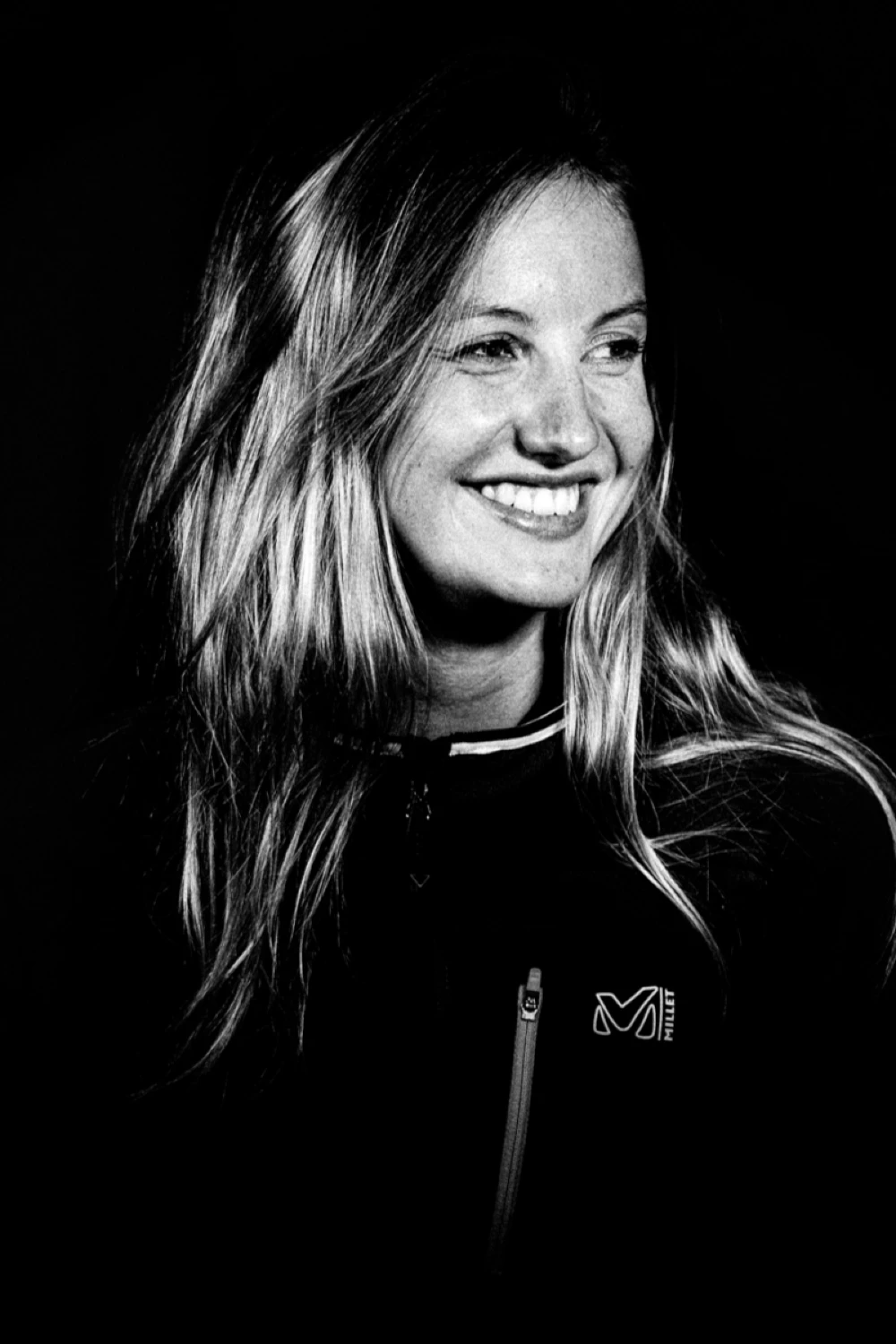 Emilly Harrop portrait n et b Millet